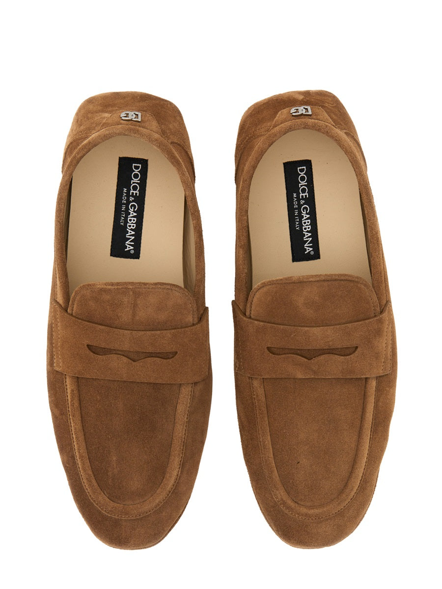 Dolce & Gabbana Men Leather Drivers DestGlow