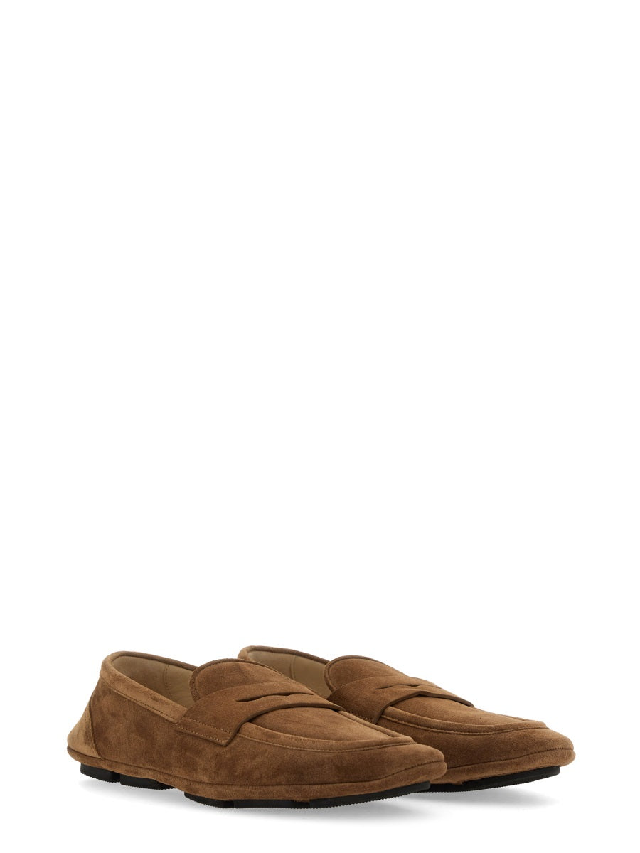Dolce & Gabbana Men Leather Drivers DestGlow