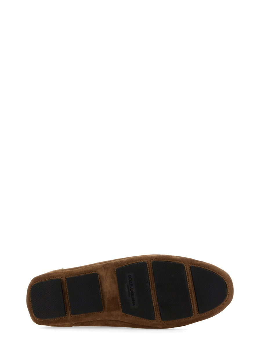 Dolce & Gabbana Men Leather Drivers DestGlow