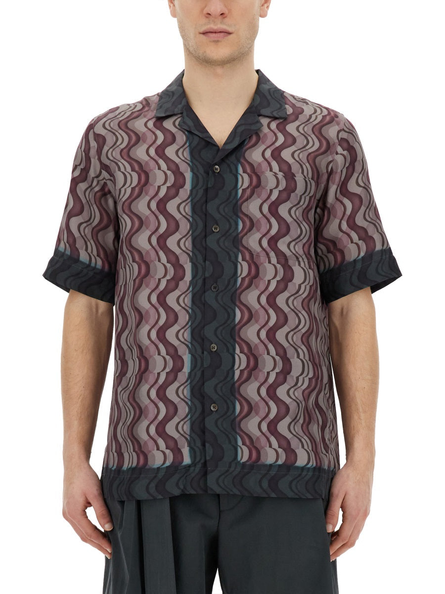 Dries Van Noten Men Printed Shirt DestGlow