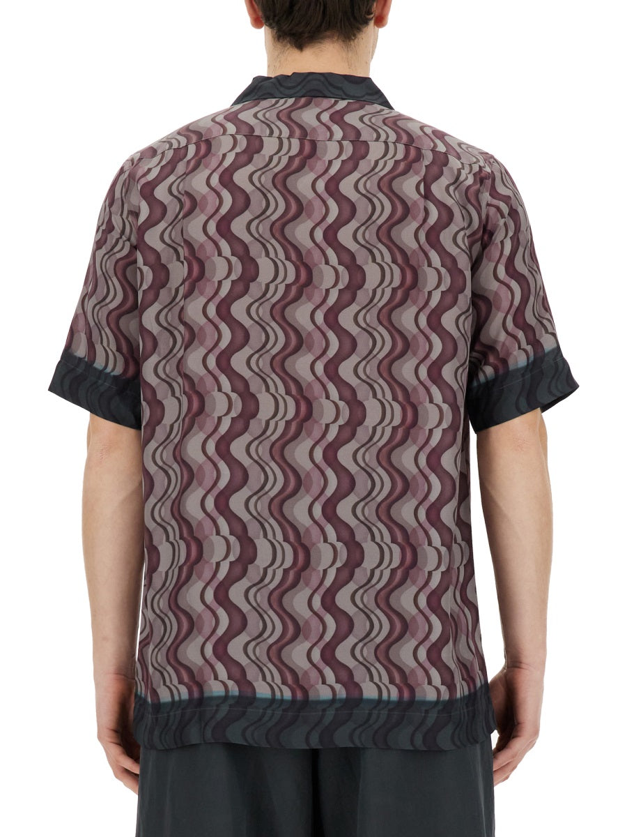 Dries Van Noten Men Printed Shirt DestGlow