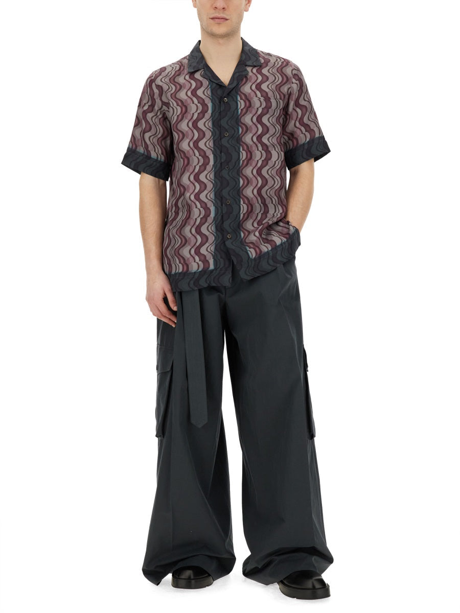 Dries Van Noten Men Printed Shirt DestGlow