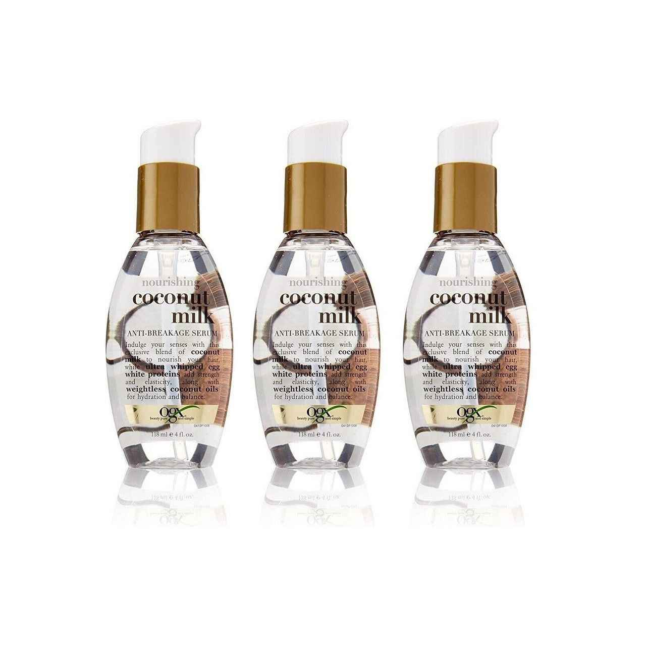 OGX Anti Breakage Serum, Nourishing + Coconut Milk 4 Fl Oz