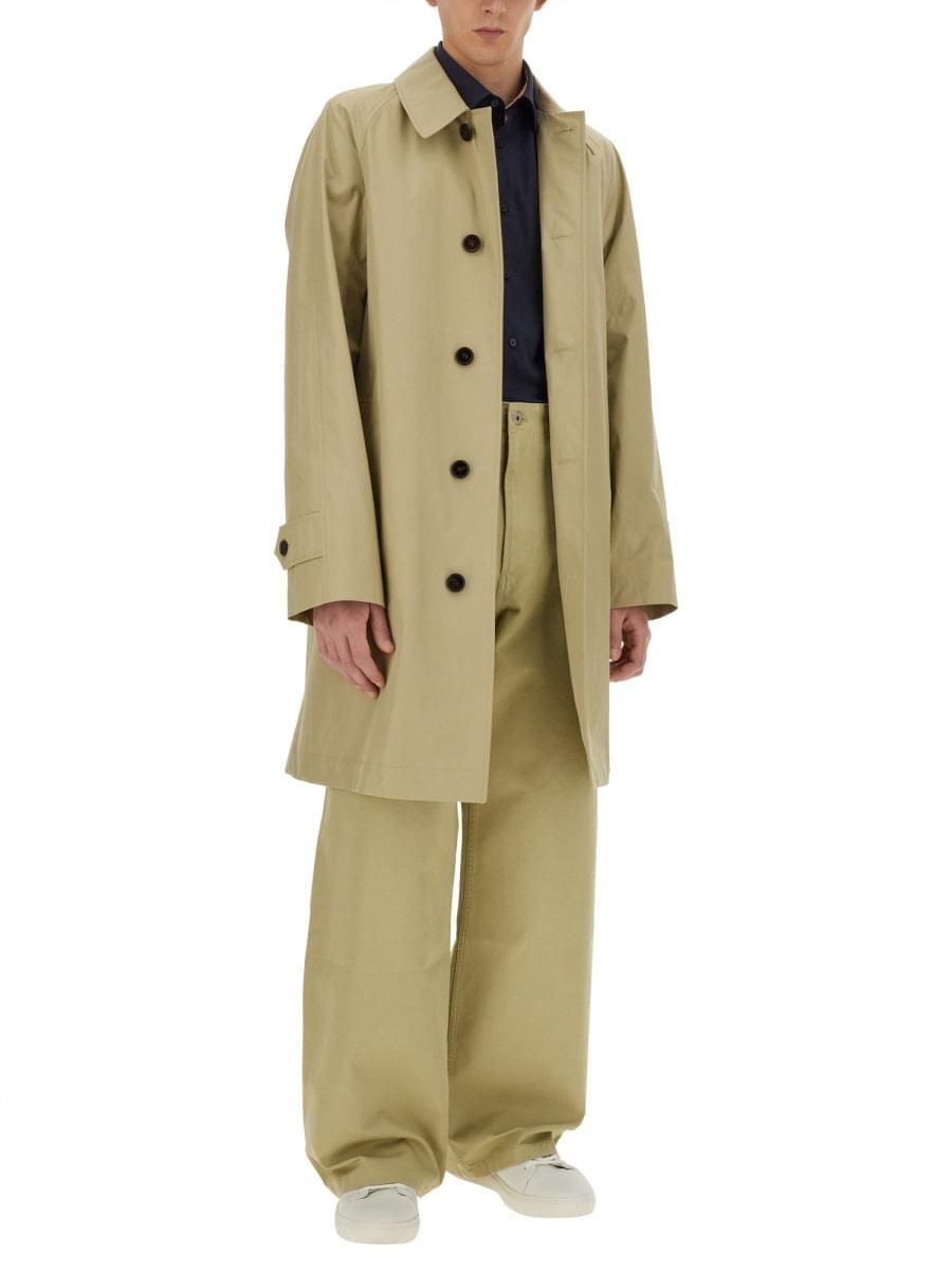 Burberry Men Cotton Trench Coat DestGlow