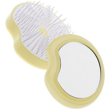 Janeke Pomme Brush Ergonomic Yellow Hair Brush With Mirror by Pasteur Pharmacy