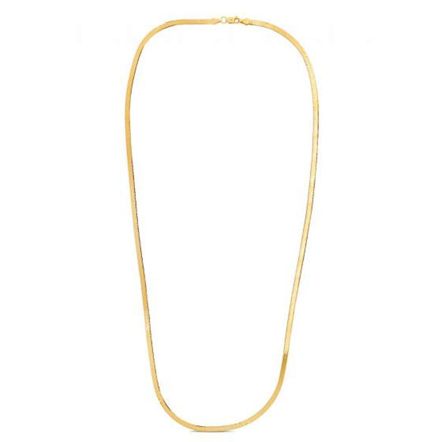 14k Yellow Gold Super Flex Herringbone Chain (1.50 mm) DestGlow