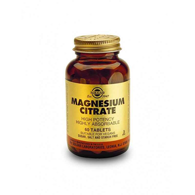 Solgar Magnesium Citrate 60 Tablets
