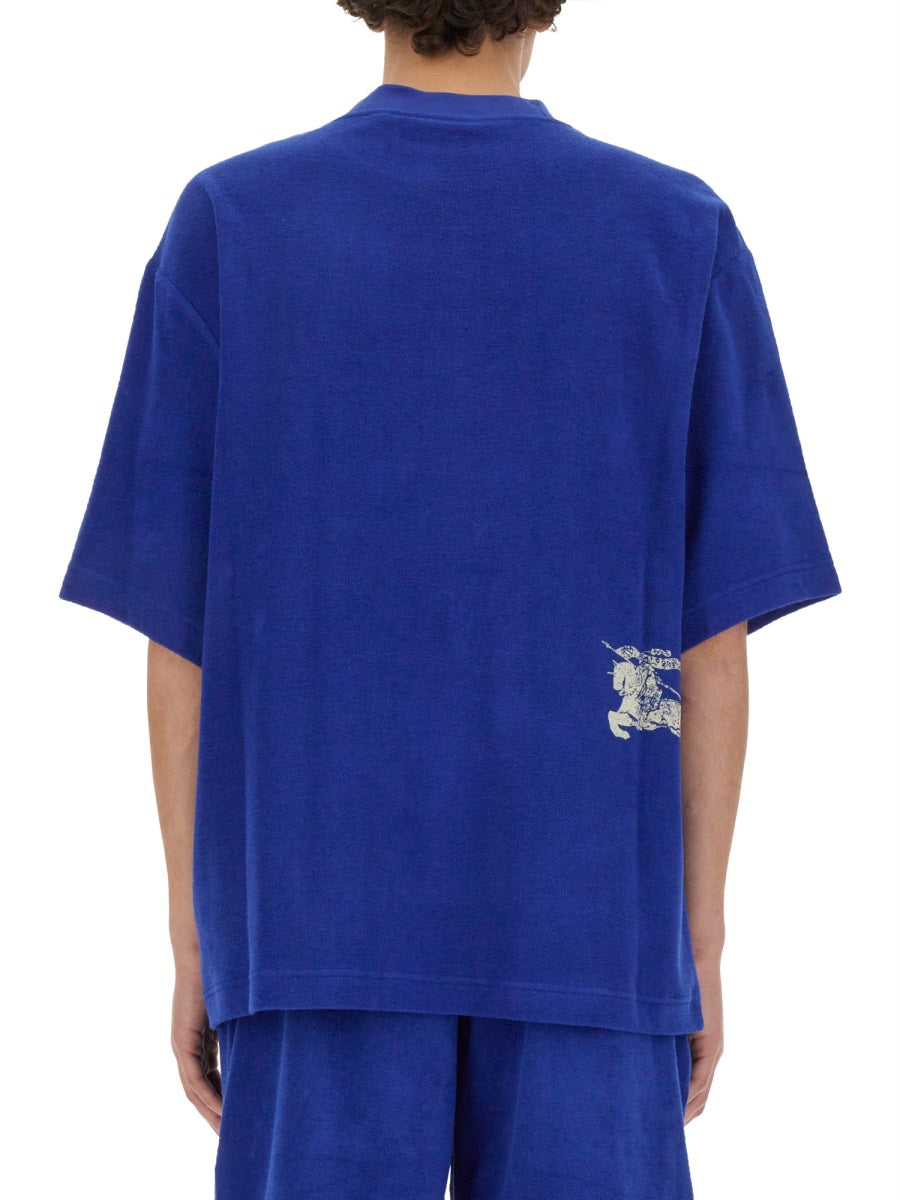 Burberry Men Oversized T-Shirt DestGlow