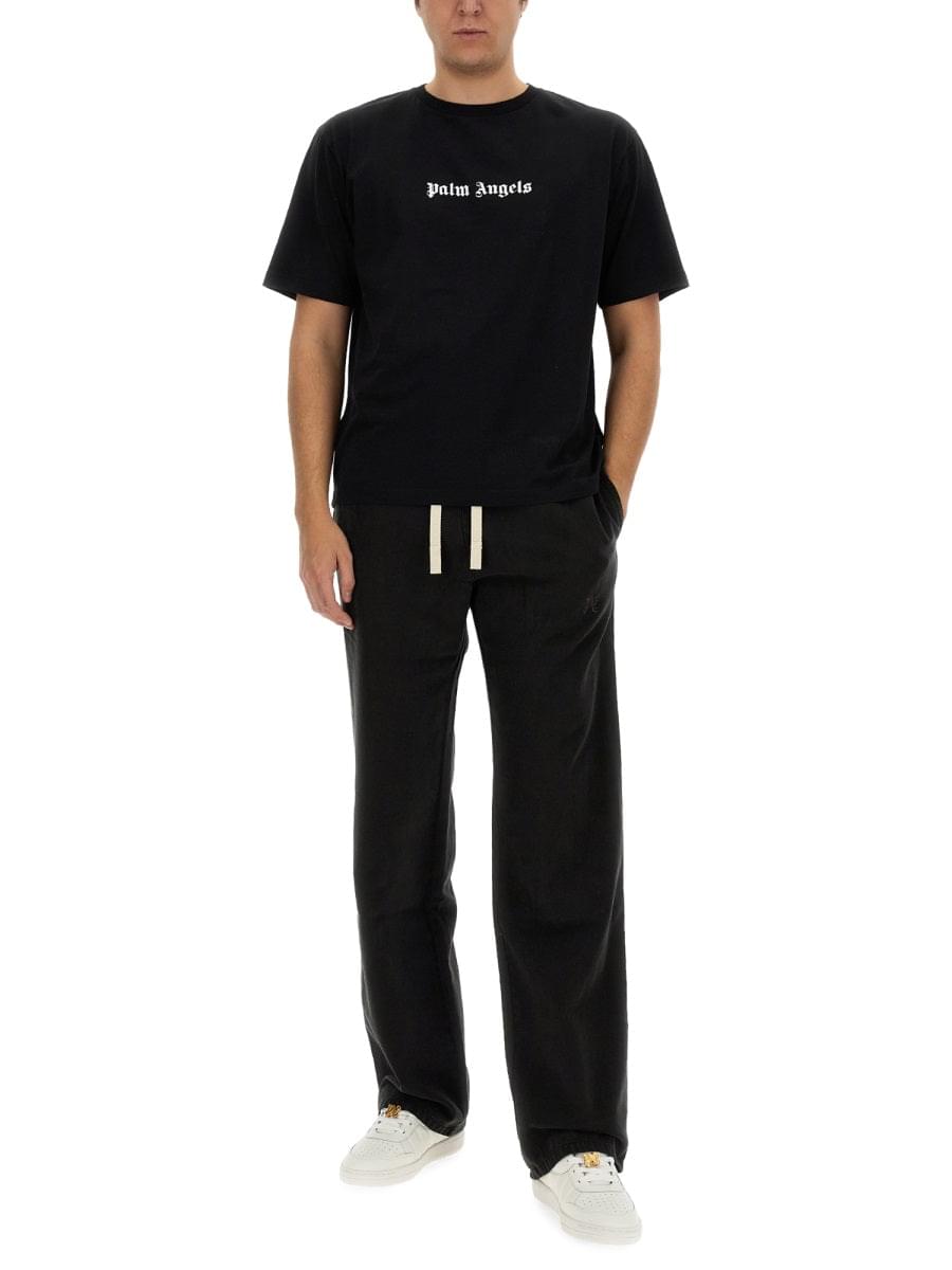 Palm Angels Men Pants With Logo DestGlow