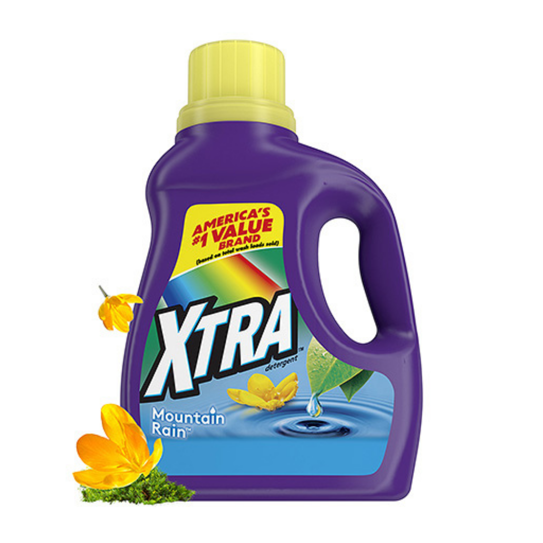 XTRA Mountain Rain Liquid Laundry Detergent (139.2oz) DestGlow