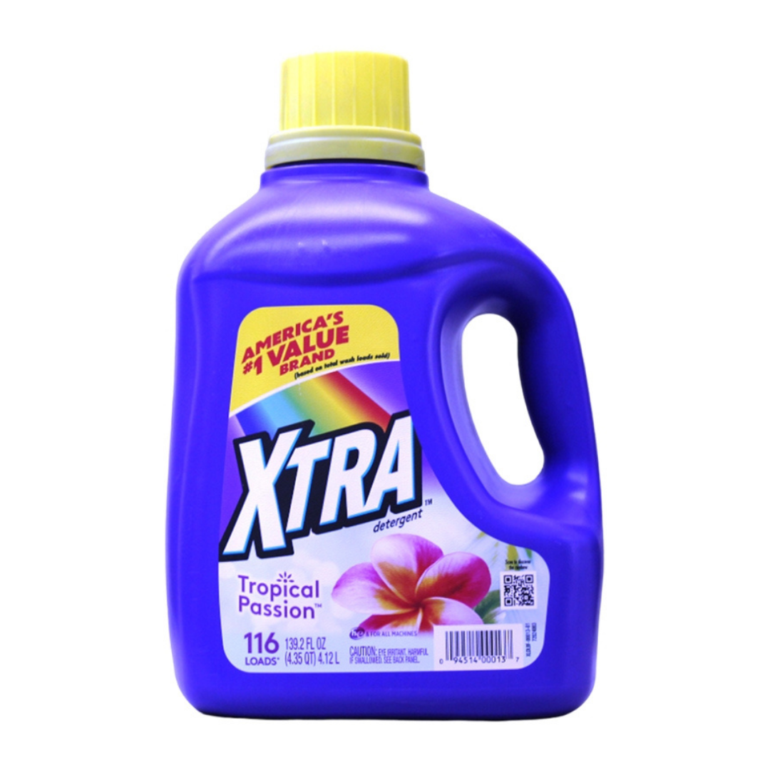 XTRA Tropical Passion Liquid Laundry Detergent (139.2oz) DestGlow