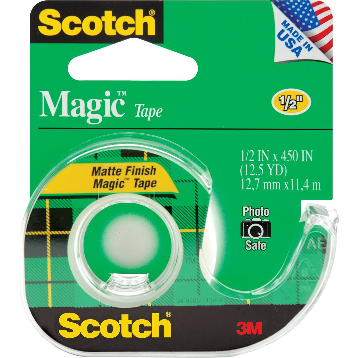 Scotch 810 Magic Tape In Dispenser, 0.50 X 450 Inches, Matte Clear by Pasteur Pharmacy