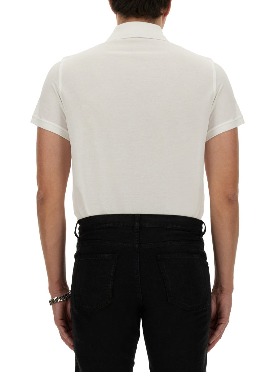 Saint Laurent Men Monogram Polo DestGlow