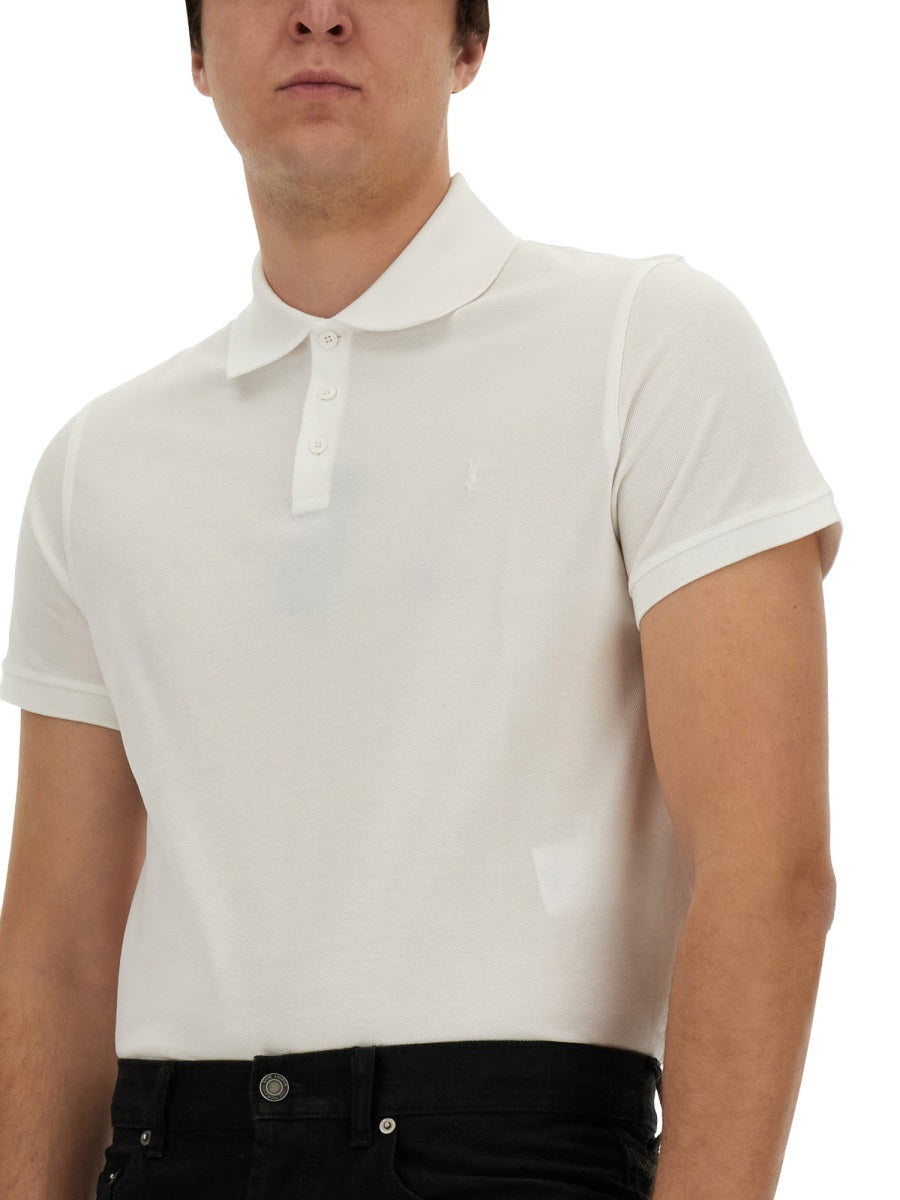 Saint Laurent Men Monogram Polo DestGlow