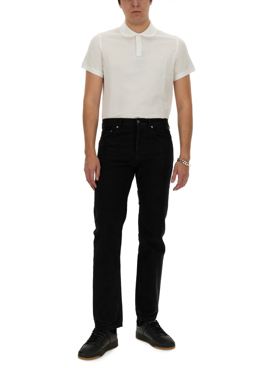 Saint Laurent Men Monogram Polo DestGlow