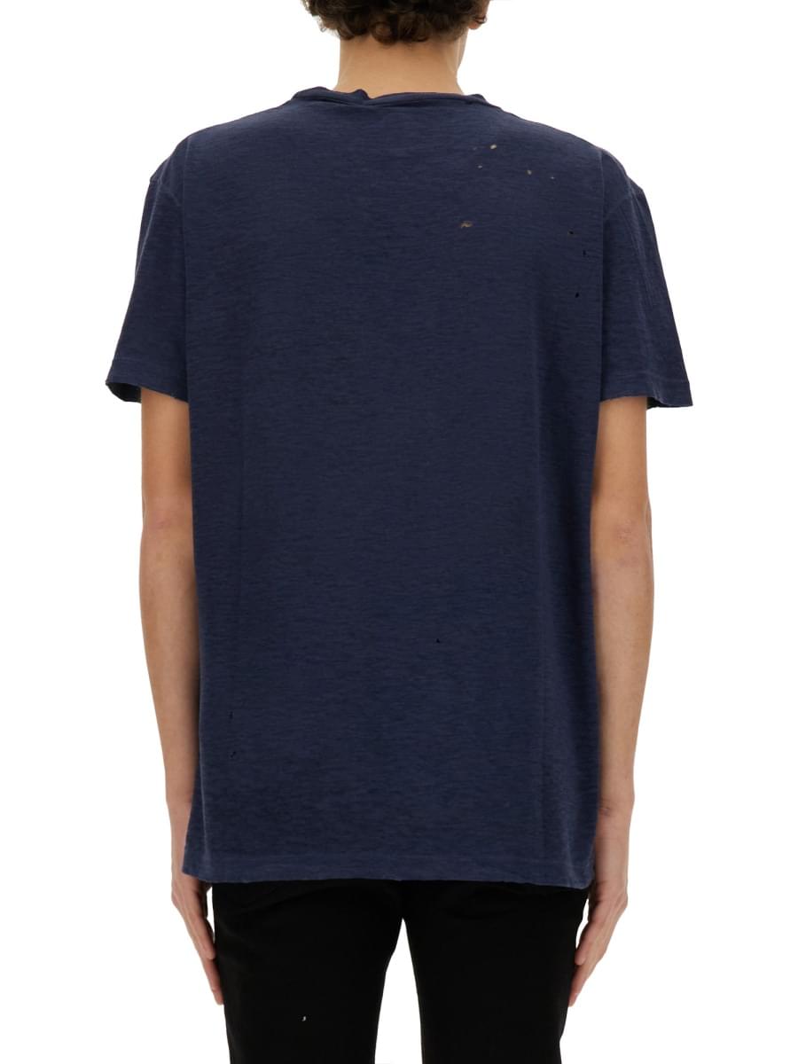 Dsquared men t-shirt with logo DestGlow