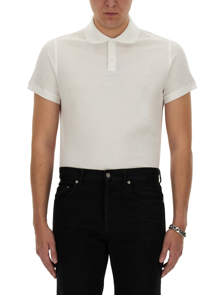 Saint Laurent Men Monogram Polo DestGlow