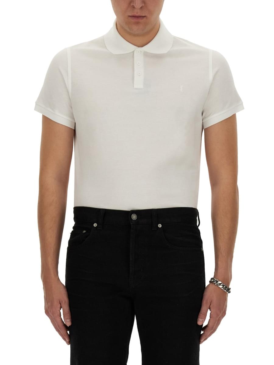 Saint Laurent Men Monogram Polo DestGlow