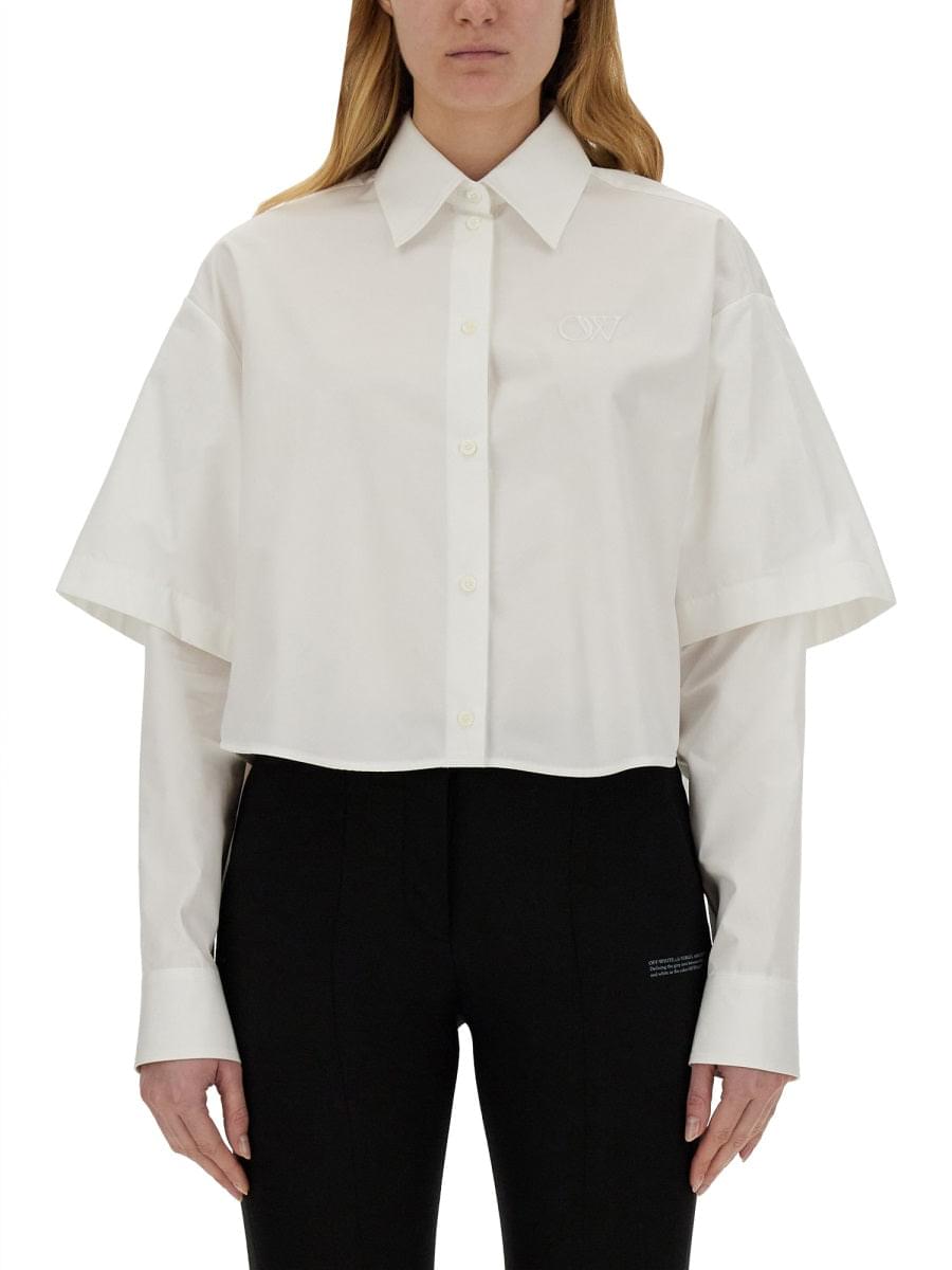 Off-White Women Poplin Shirt DestGlow