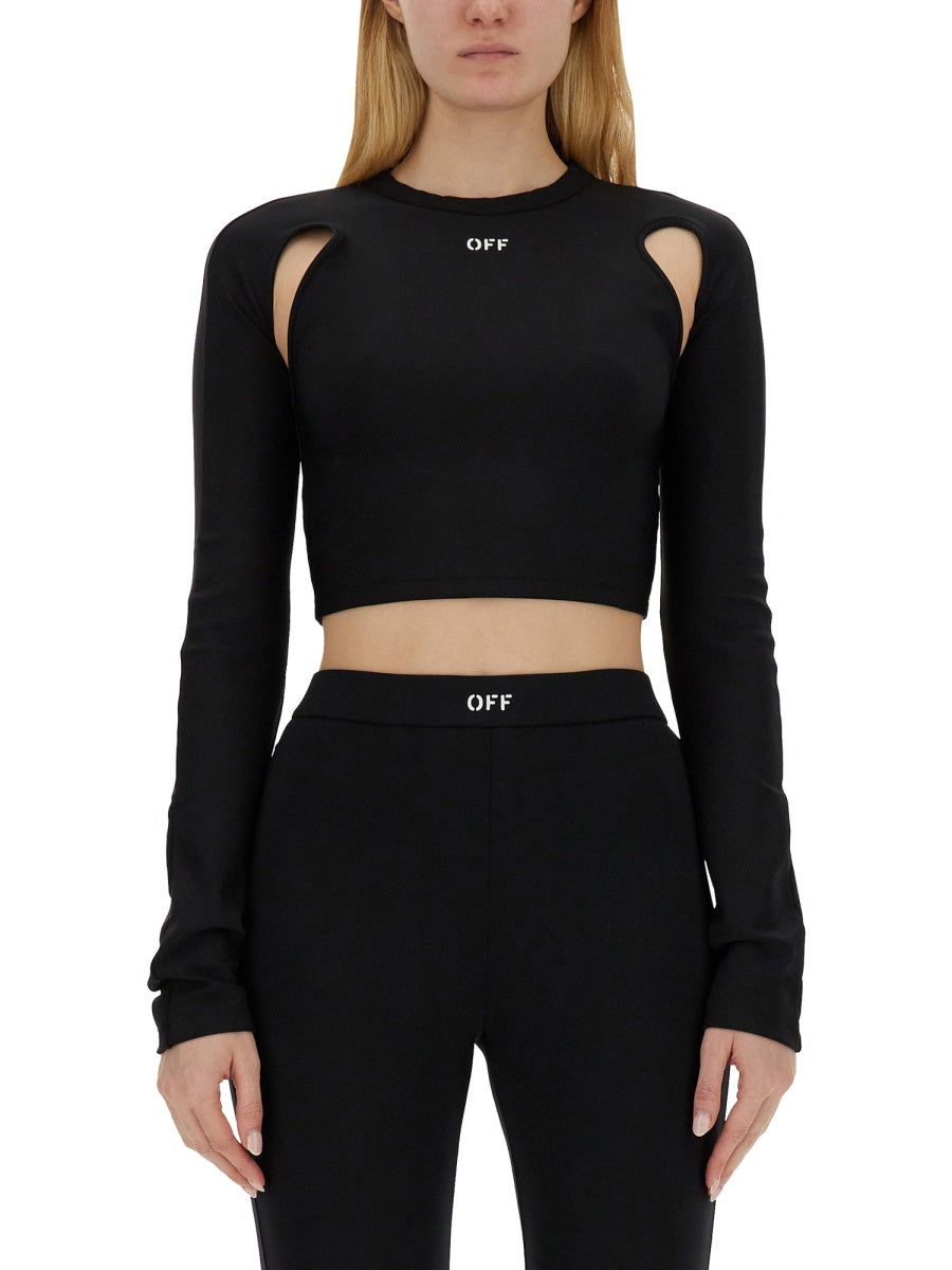 Off-White Women Tops With Logo by Luosophy