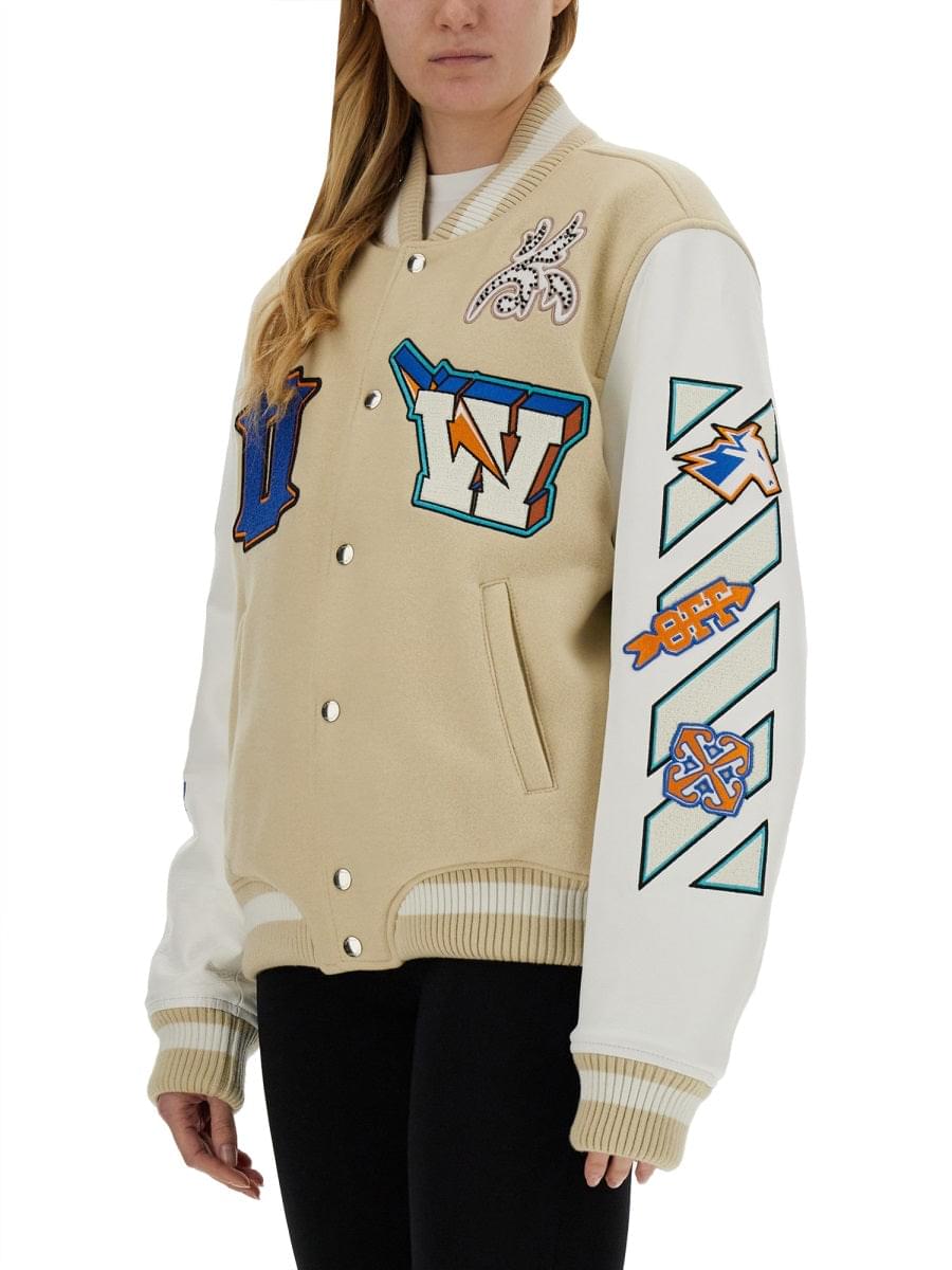 Off-White Women Varsity Jacket DestGlow