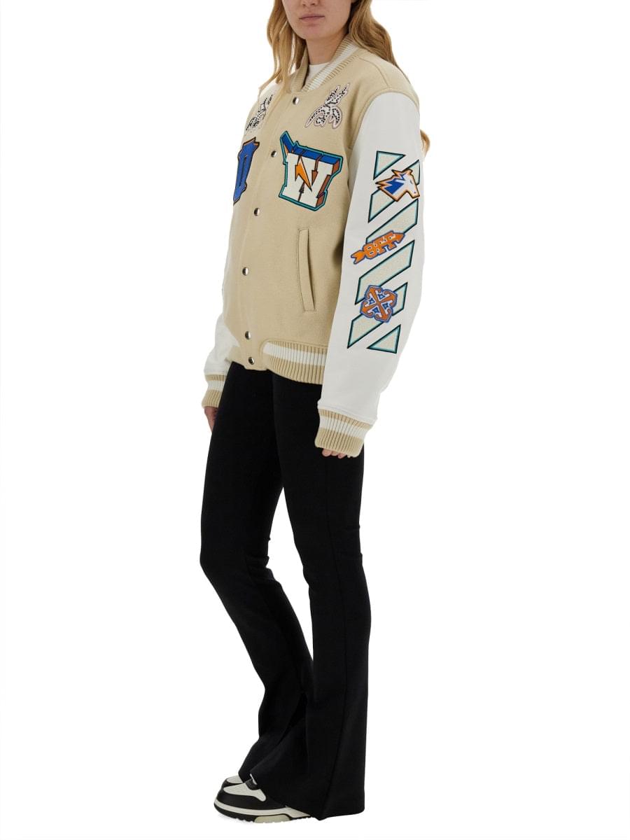Off-White Women Varsity Jacket DestGlow