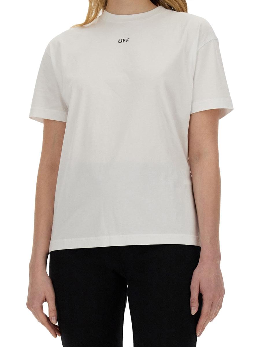 Off-White Women T-Shirt With Logo DestGlow