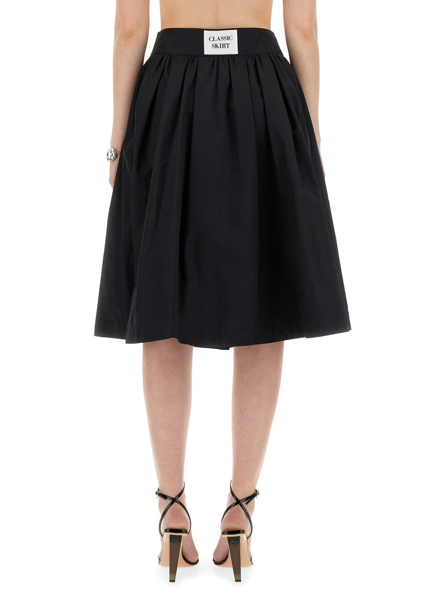Moschino Women Poplin Skirt DestGlow