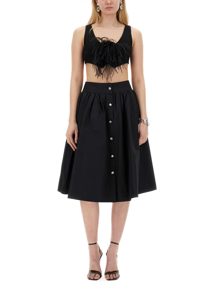 Moschino Women Poplin Skirt DestGlow