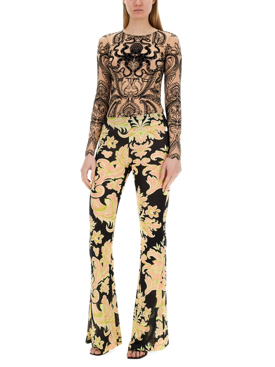 Etro Women Printed Jersey Pants by Luosophy