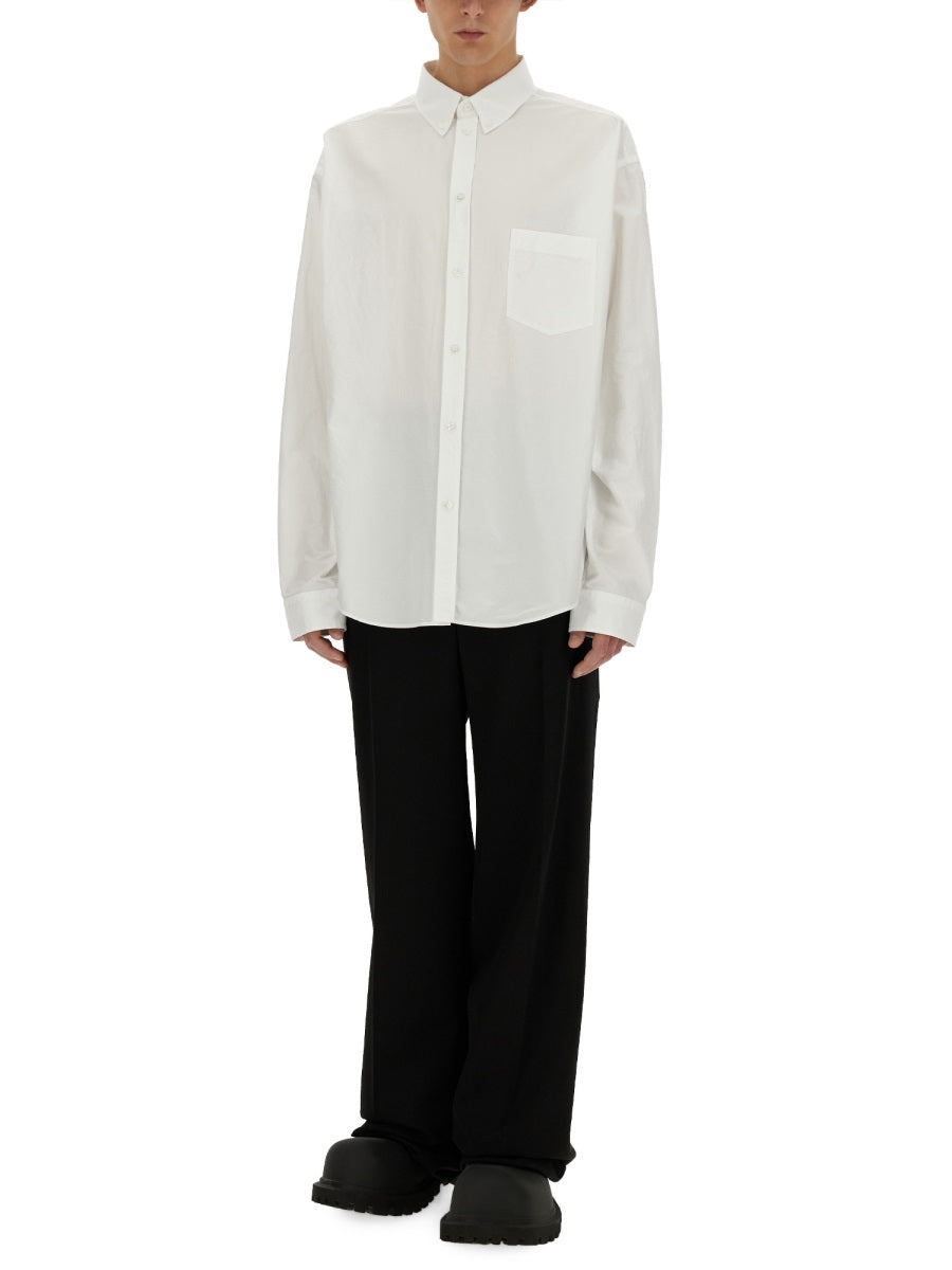 Balenciaga Men Large Fit Shirt DestGlow