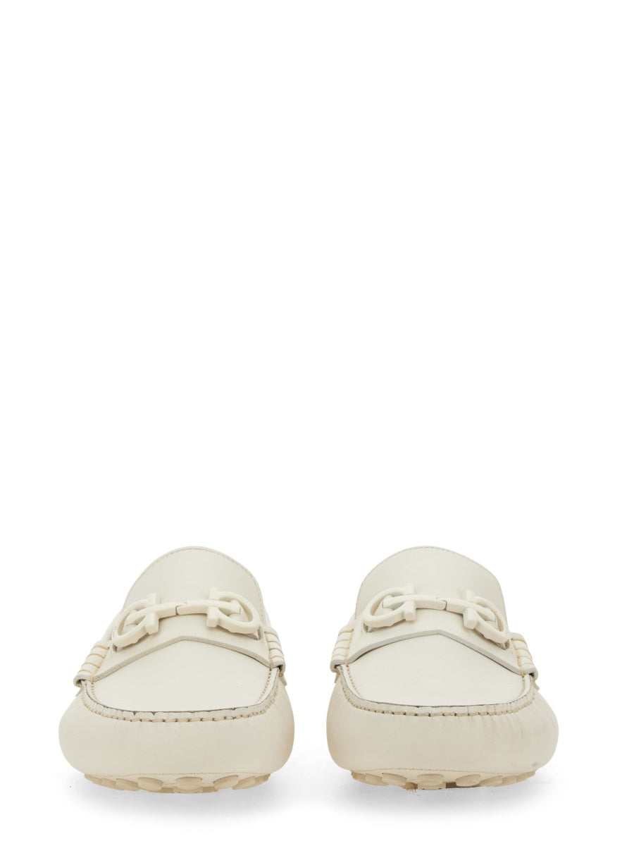 Ferragamo Men Moccasin With Gancini Ornament DestGlow