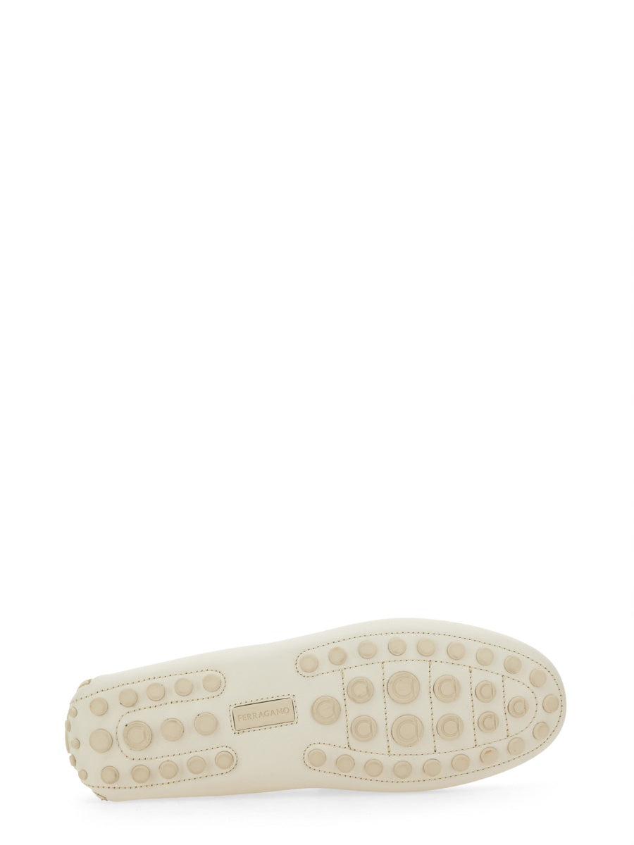Ferragamo Men Moccasin With Gancini Ornament DestGlow