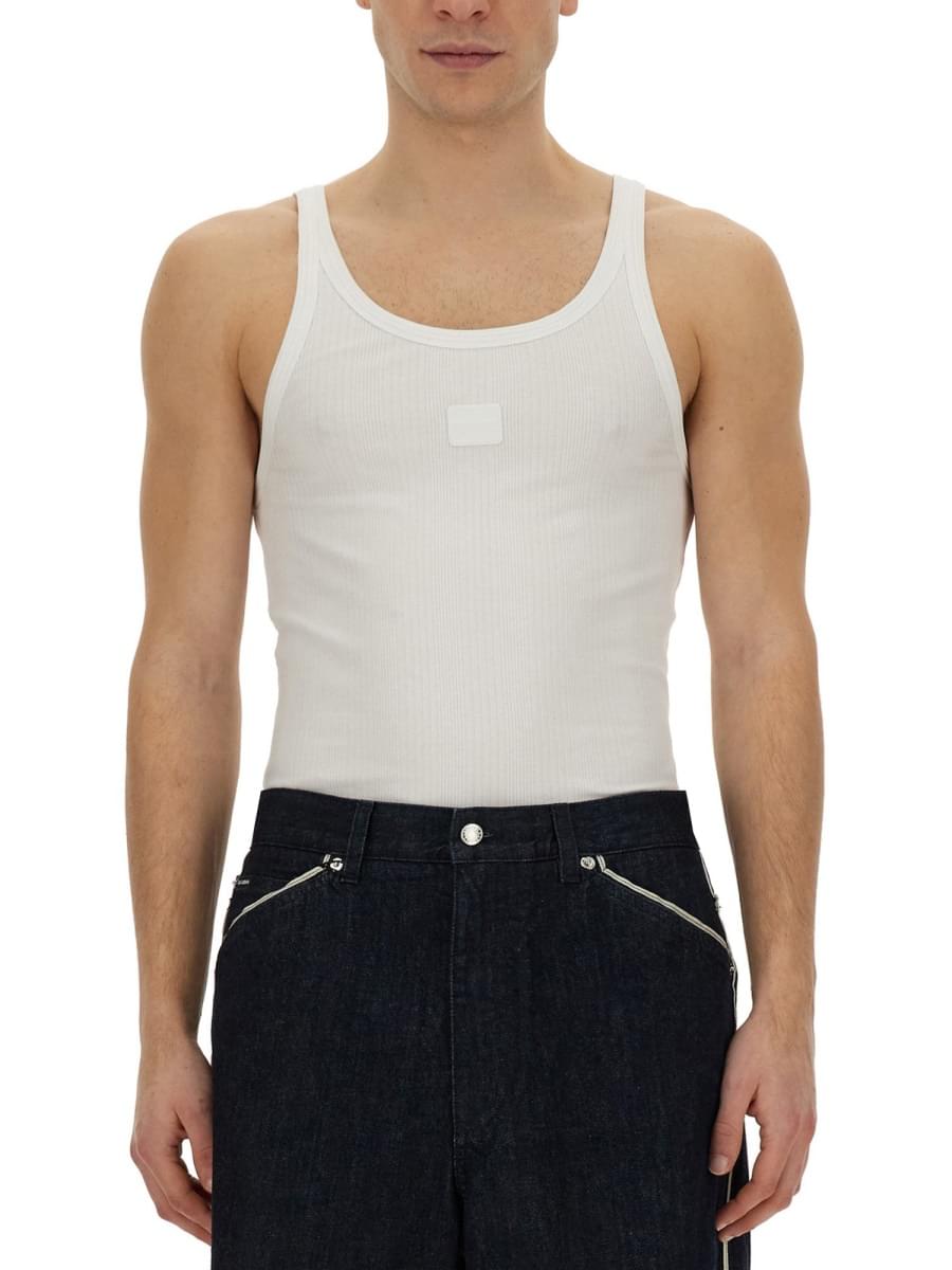 Dolce & Gabbana Men Ribbed Tank Top DestGlow