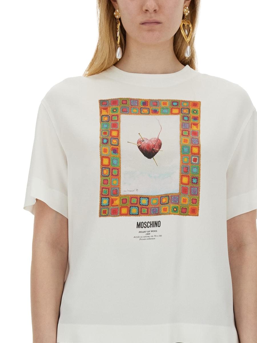 Moschino Women T-Shirt "Heart" DestGlow