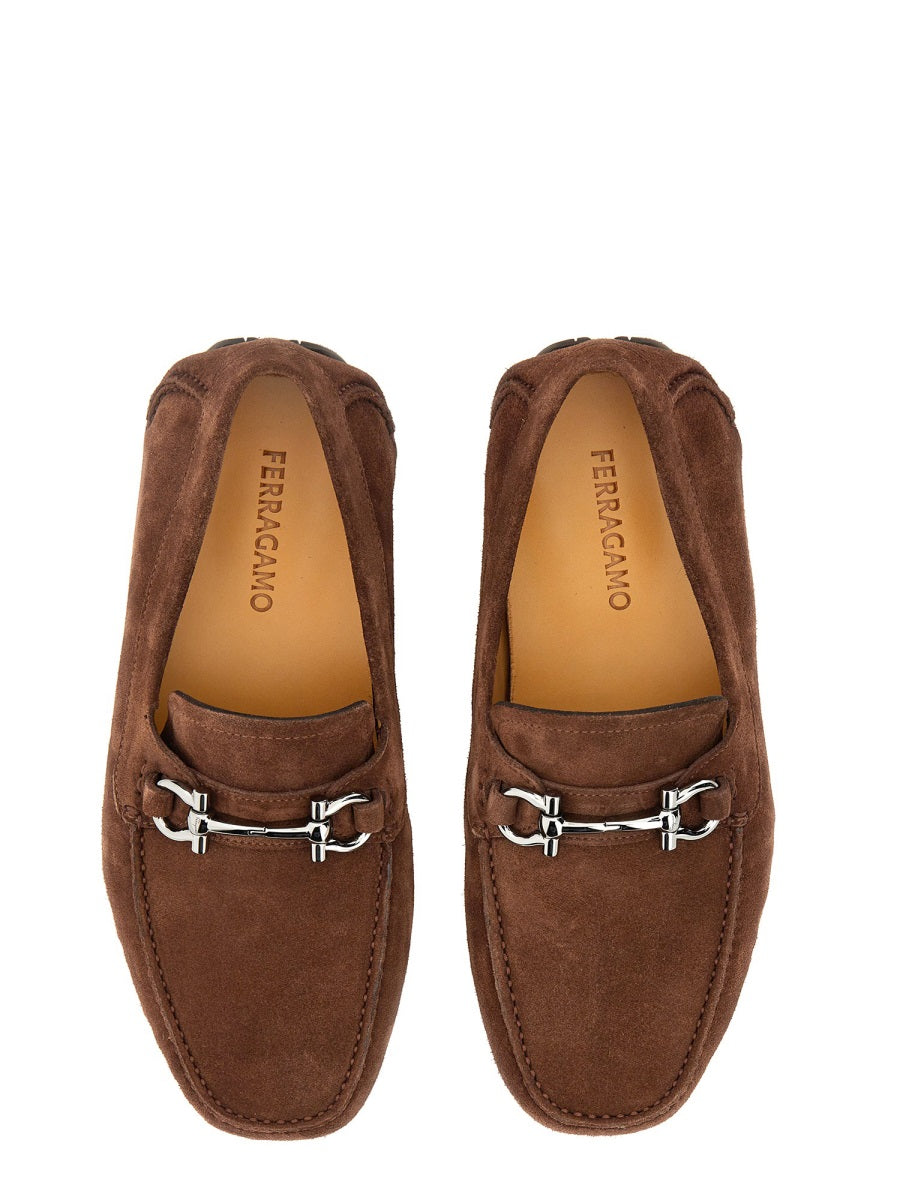 Ferragamo Men Moccasin Ornament Gancini DestGlow