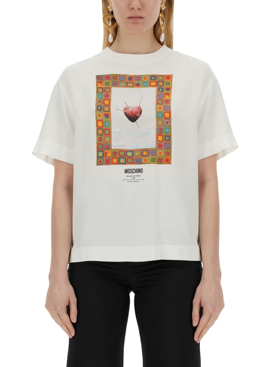 Moschino Women T-Shirt "Heart" DestGlow