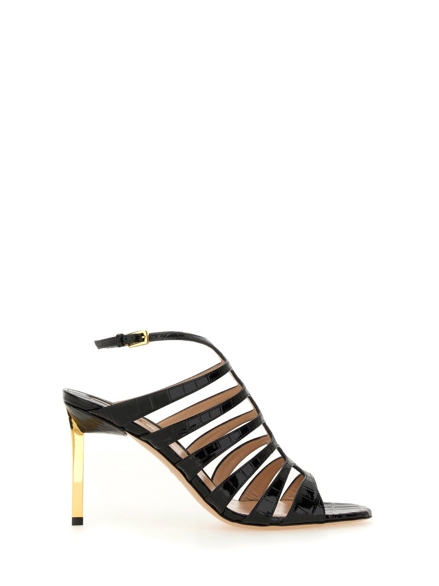 Tom Ford Women Leather Sandal DestGlow