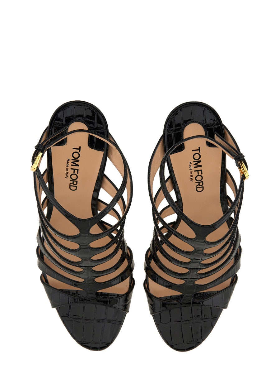 Tom Ford Women Leather Sandal by Luosophy
