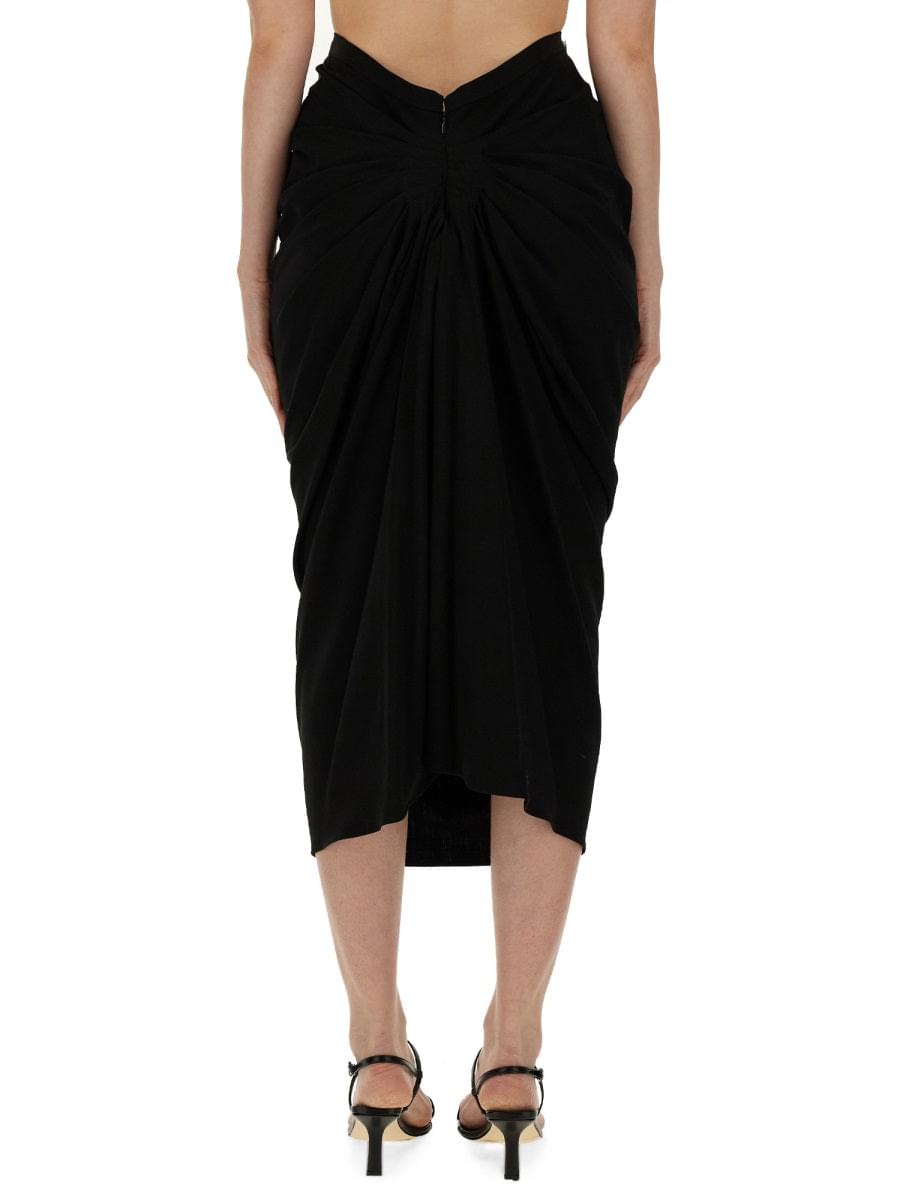 Dries Van Noten Women Skirt With Drape DestGlow