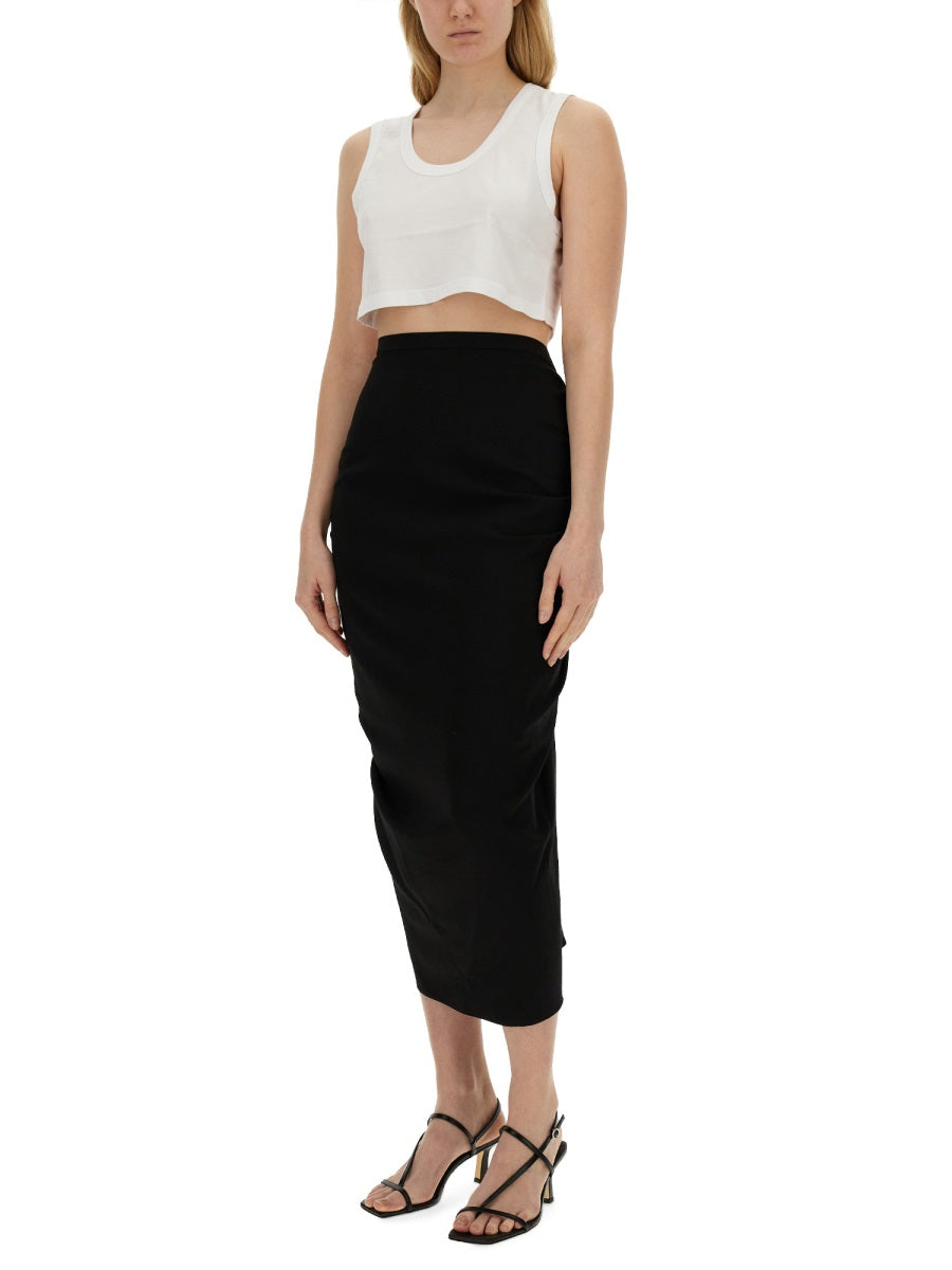 Dries Van Noten Women Skirt With Drape DestGlow