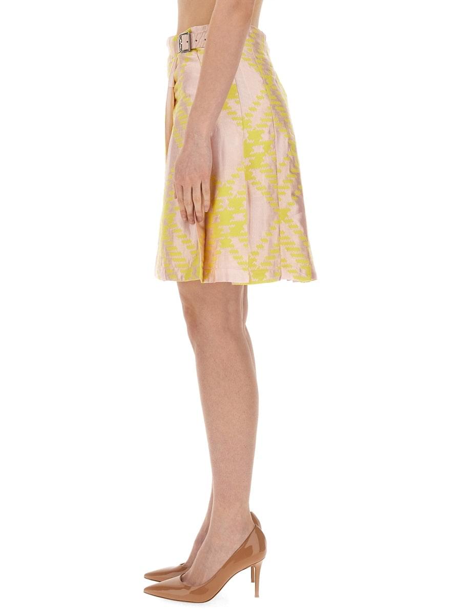 Burberry Women Check Pattern Skirt DestGlow