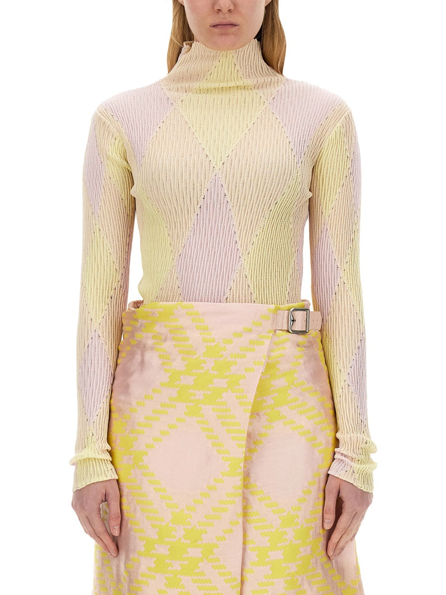 Burberry Women Shirt With Check Pattern DestGlow