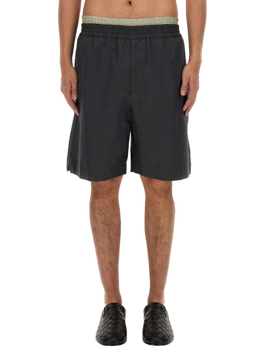 Bottega Veneta Men Cotton Shorts by Luosophy