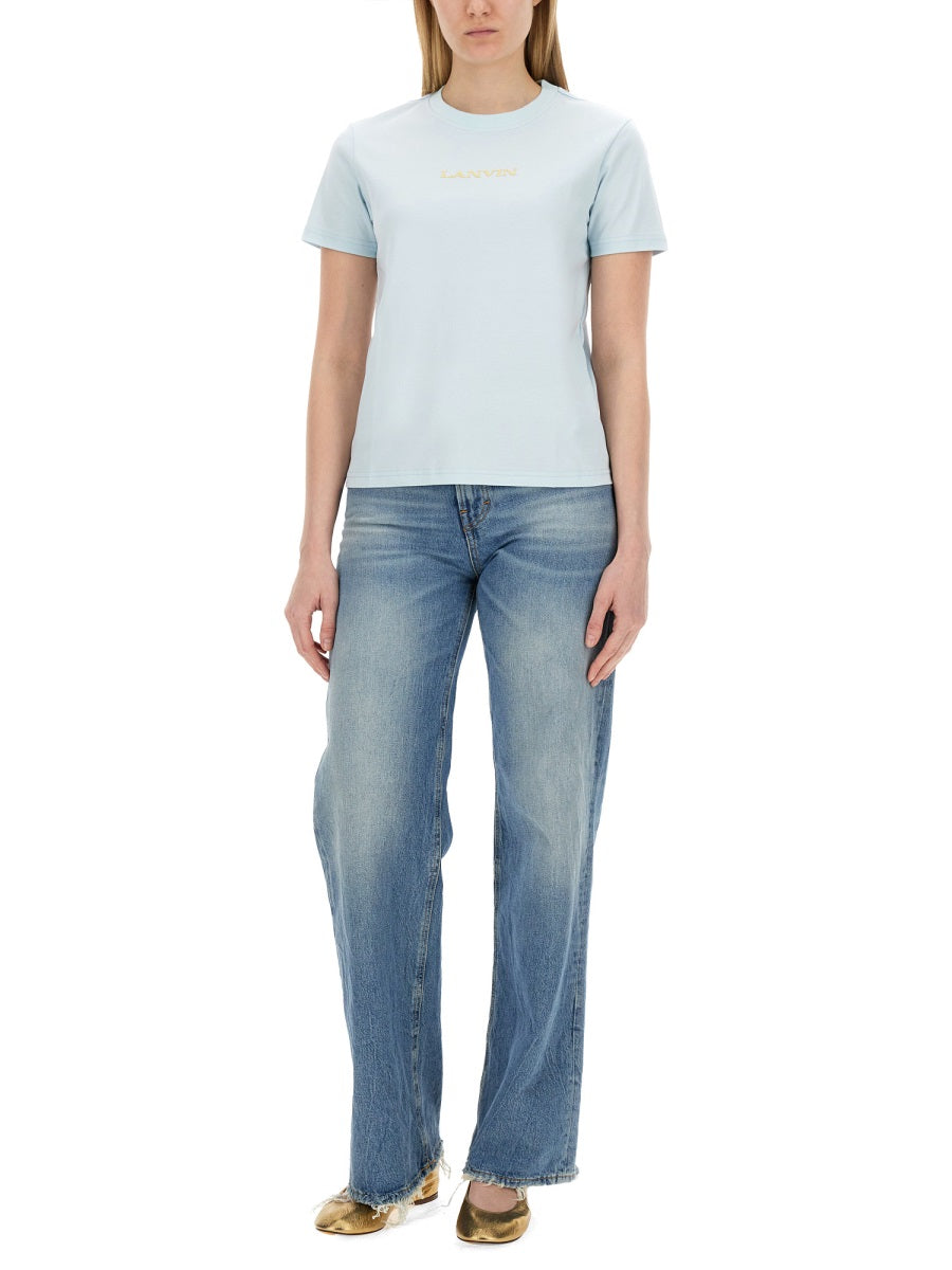 Lanvin Women T-Shirt With Logo DestGlow