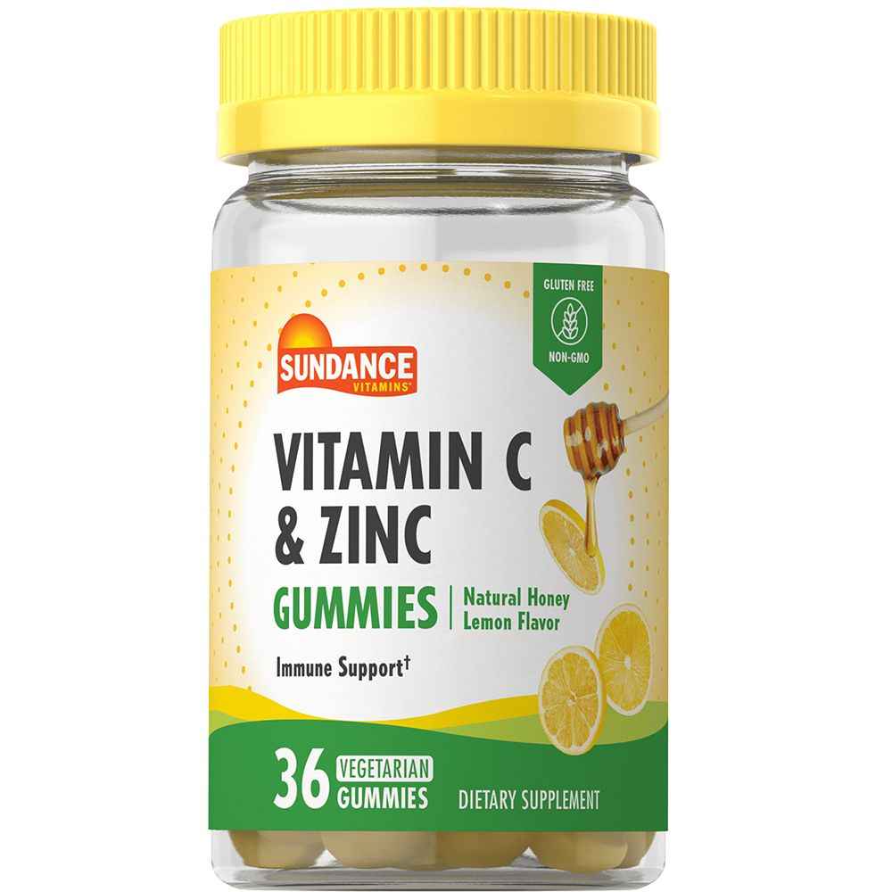 Sundance Vitamins® Vitamin C + Zinc – Vegetarian Gummies