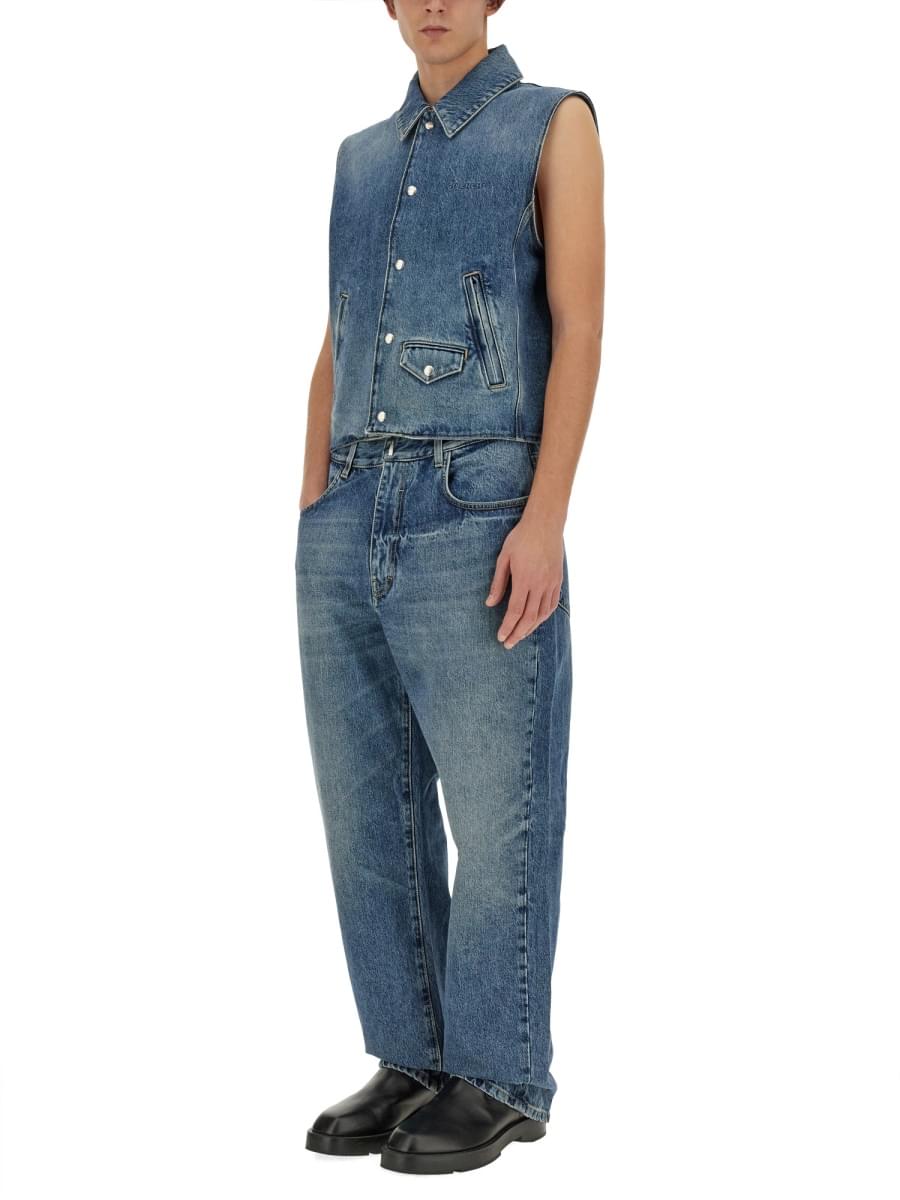 Givenchy Men Denim Vest DestGlow