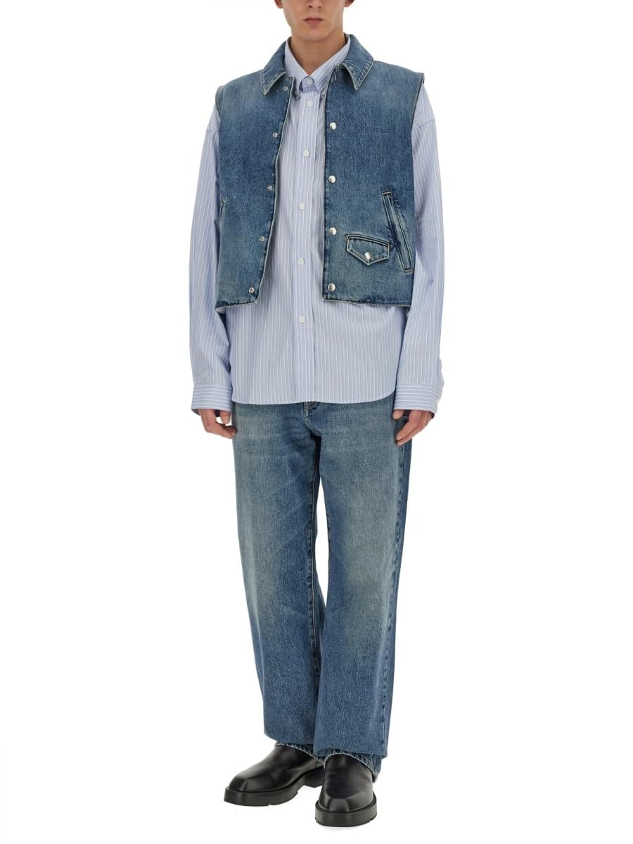 Givenchy Men Denim Vest DestGlow