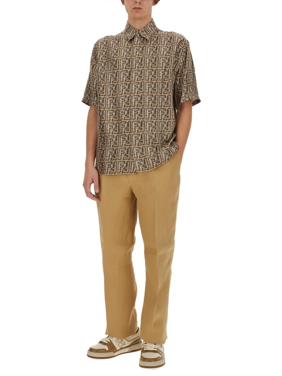 Fendi Men Canvas Pants DestGlow
