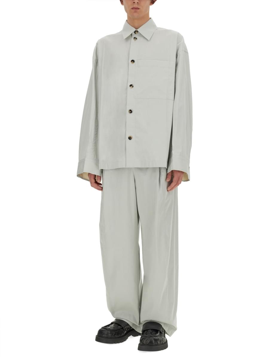 Bottega Veneta Men Silk And Cotton Pants DestGlow